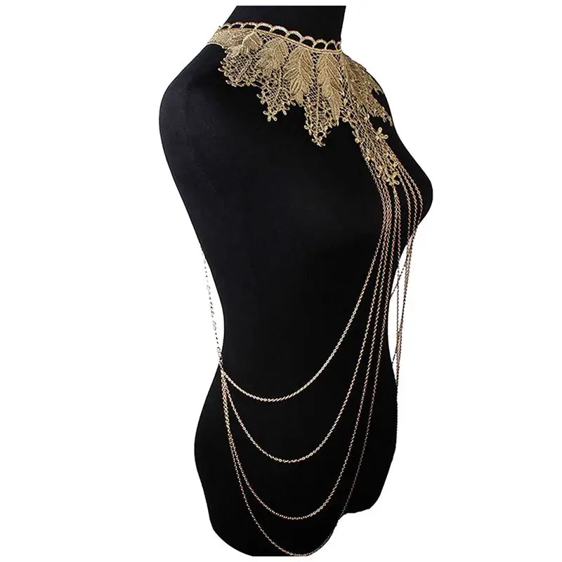 Lace Body Jewelry Chain Necklace | Украшения и аксессуары