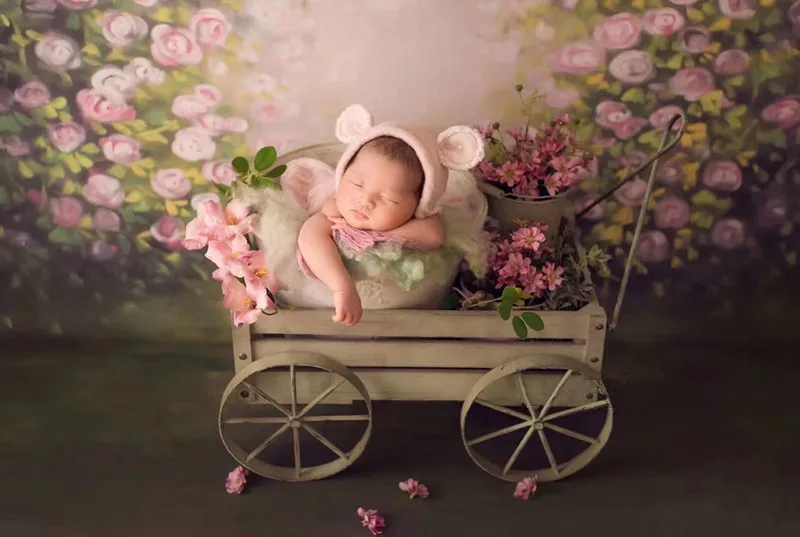 Новорожденный реквизит для фотосъемки тележка для детской фотографии индивидуальный креативный модельный автомобильный аксессуар для детской кроватки