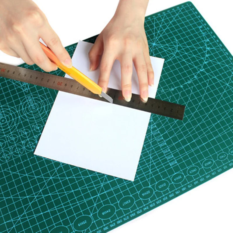 Двухсторонний коврик для резки нескользящий ПВХ a4 ткани кожа бумага ремесло