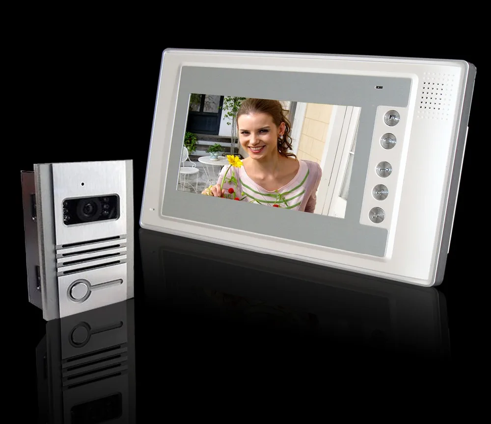 

7 Inch TFT Video Door Phone IR Night Vision Doorbell Intercom camera System
