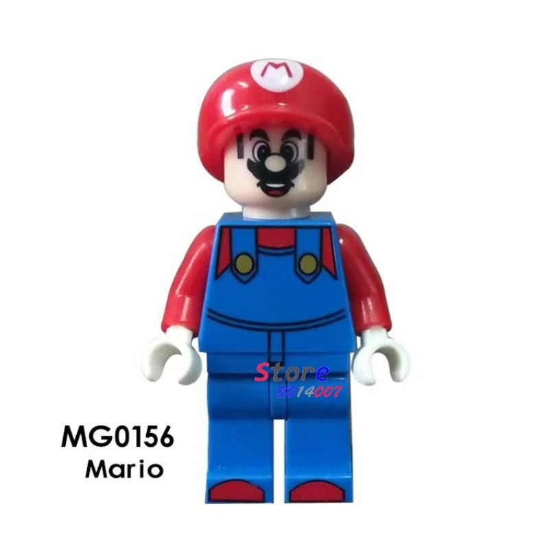 MG0156 Один строительный конструктор Super Mario Bros Luigi Dragon Ball Z Torankusu мультфильм серии модель кирпич детские игрушки для детей - Цвет: MG0156
