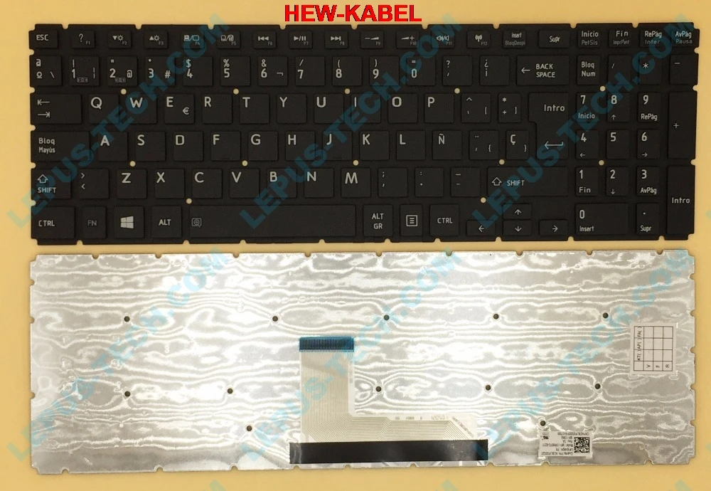 Оригинальная SP LA клавиатура для TOSHIBA L50 B L55 C P55W S50 S55 Испания|for toshiba|keyboard toshibal50-b keyboard