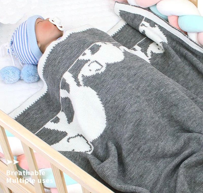 Детское Пеленальное Хлопковое одеяло для малышей 0-3 лет, детское одеяло s