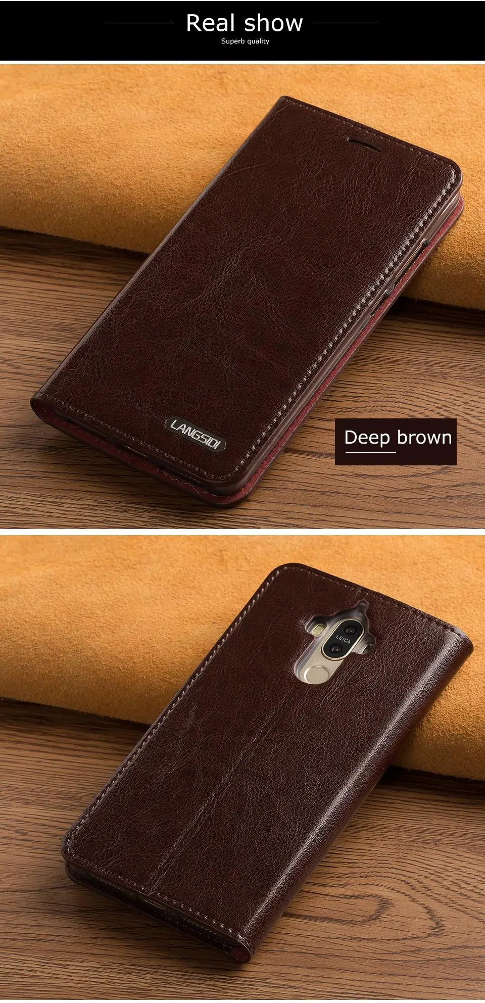 LANGSIDI флип-чехол для телефона с отделением для карт и подставкой для samsung Galaxy note 9 чехол ручной работы с отделением для карт для samsung s8 plus s10e s9
