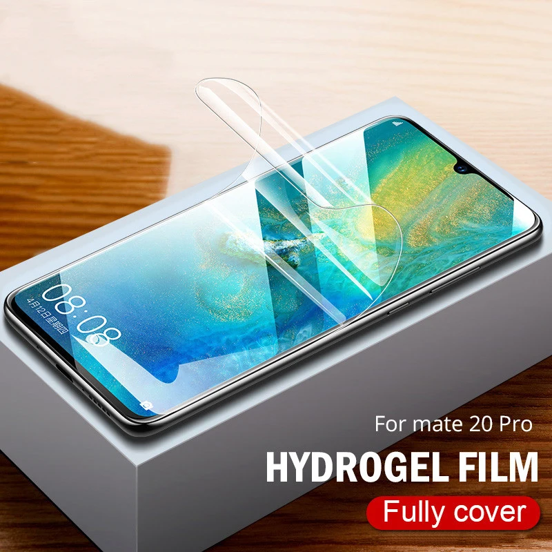 Для Huawei P30 P20 Pro Mate 20 Lite мягкая Гидрогелевая пленка для защиты экрана Honor 8X 10 9 V20