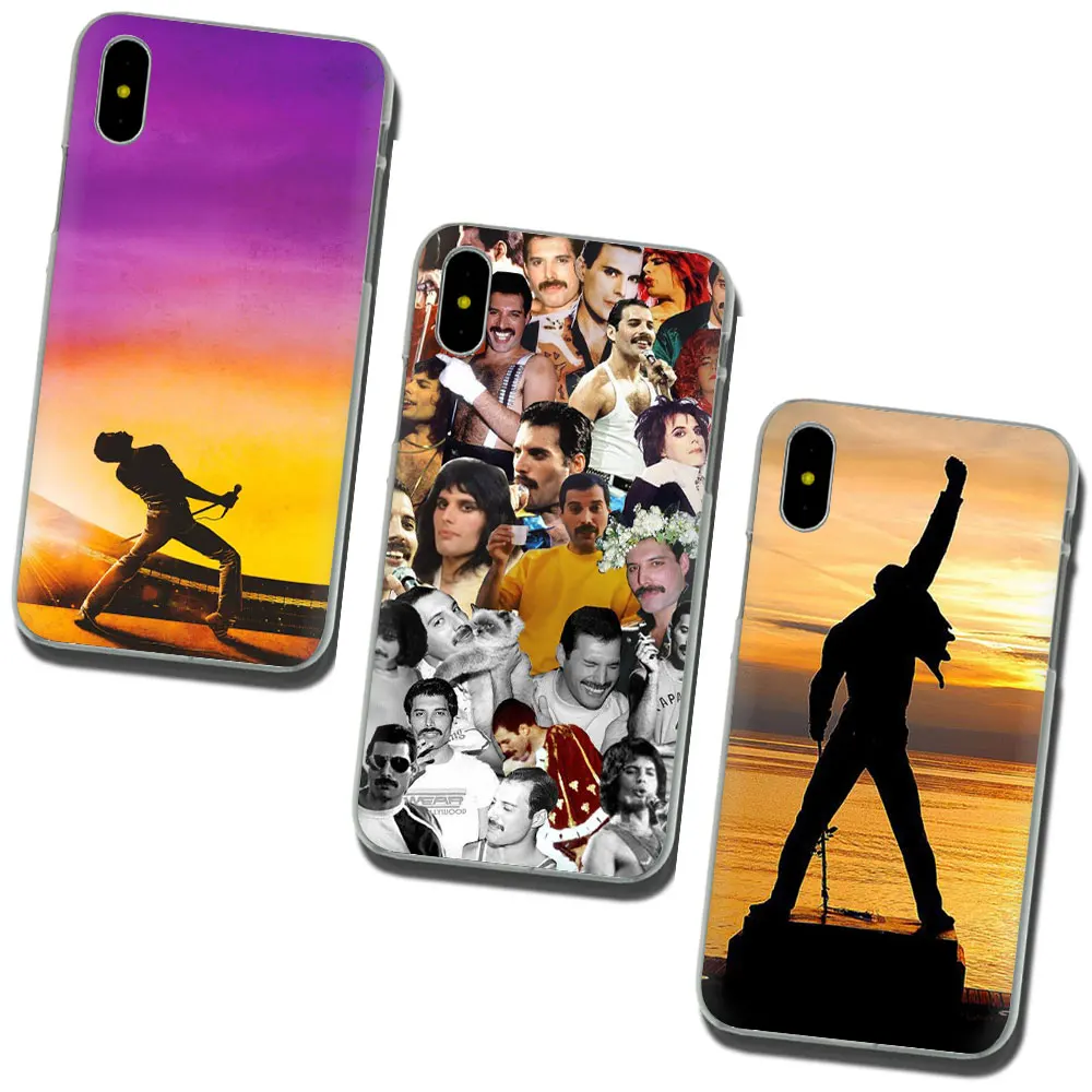 Жесткий чехол Freddie Mercury Queen band для iPhone SE 2020 11 Pro 5 5S 6 6S Plus 7 8 X XS XR Max | Мобильные