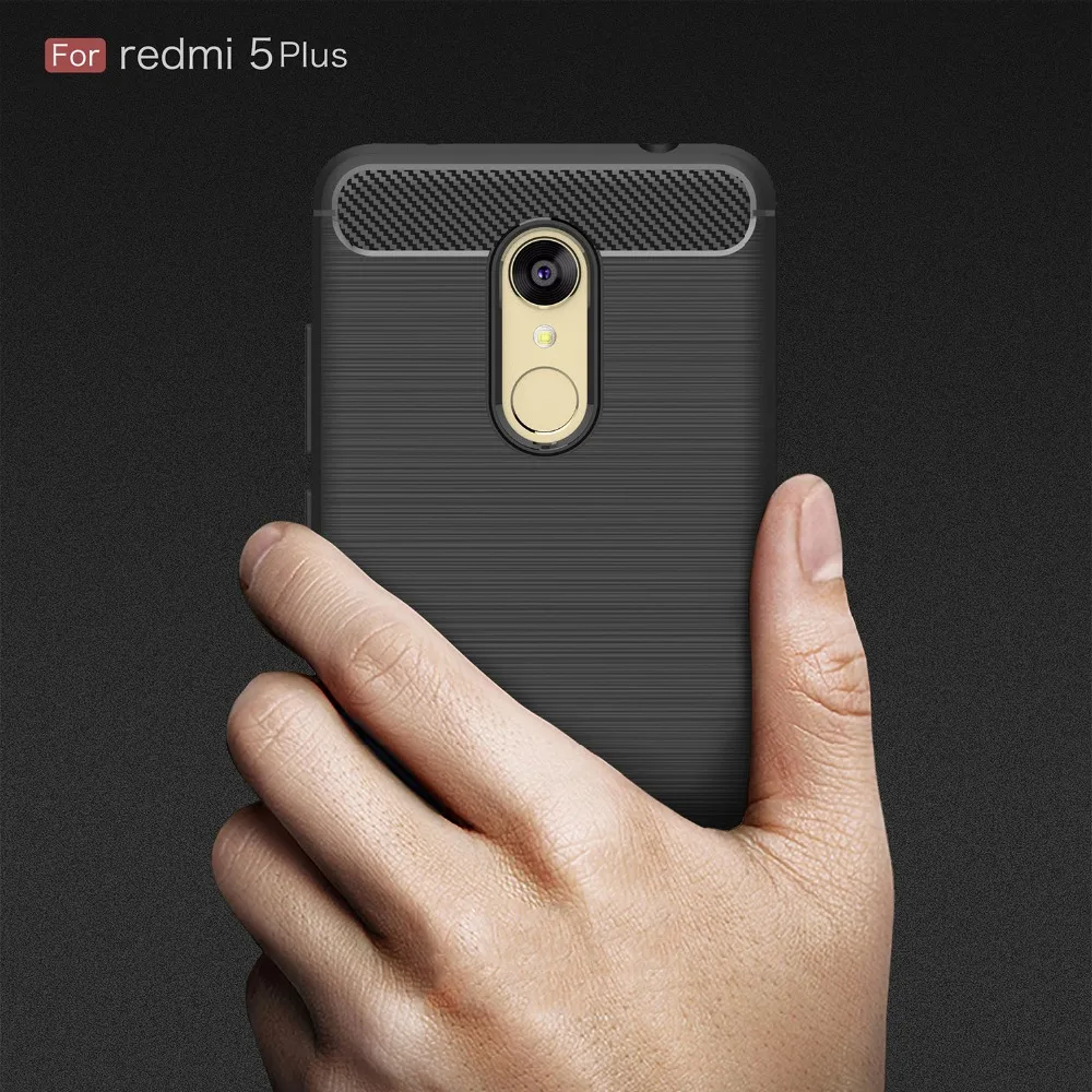 For Redmi Note 5 Pro Note5 Case TPU Carbon Fiber Xiaomi Plus Cover Xiomi mi 6X A2 Coque Fundas |