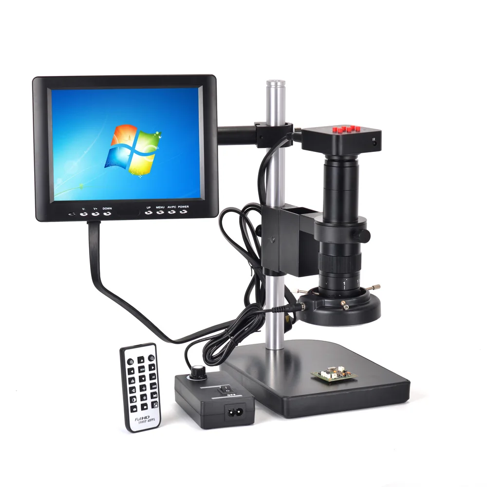 Микроскоп набор камер 16 МП промышленная цифровая HDMI USB камера 180X C mount объектив 8