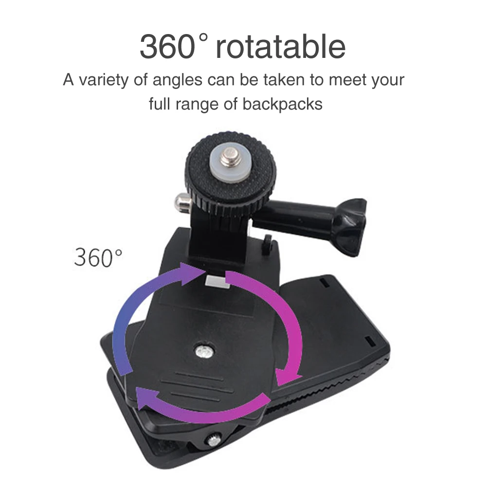 Адаптер Аксессуары 360 градусов вращение Экшн камера компактный фиксированный