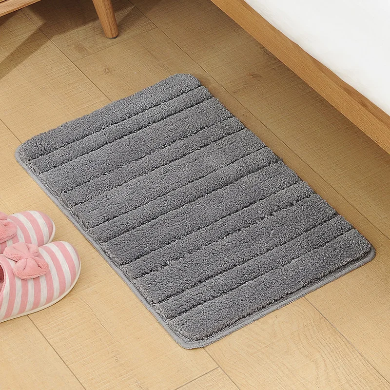 45*65cm/50*80cm Fluffy Home Mat Bathroom Non Slip Door Dirts Trapper Indoor Super Absorbent | Дом и сад