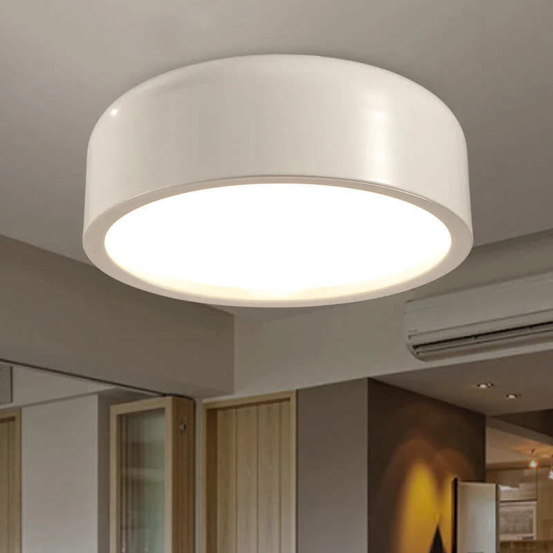 Круглый минималистичный светильник в скандинавском стиле для гостиной столовой