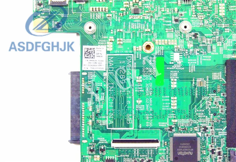 Cn 0MRRJR MRRJR материнская плата для ноутбука Dell Inspiron 14z 5423 SR0N8 i5 3317U DDR3 интегрированный
