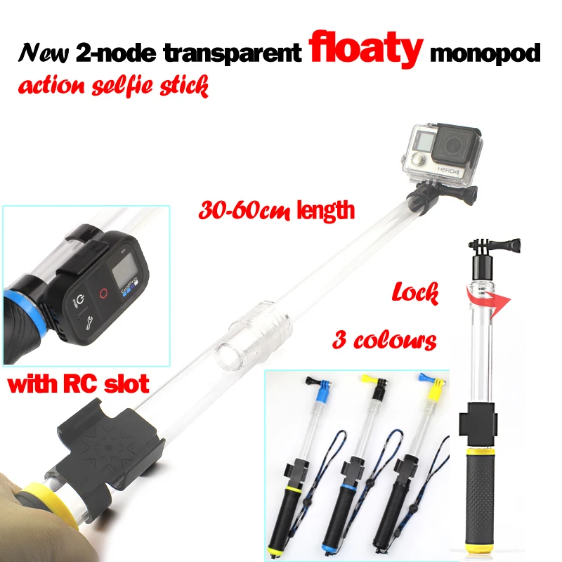 Плавающая селфи палка для дайвинга поплавок монопод и держатель дистанционного