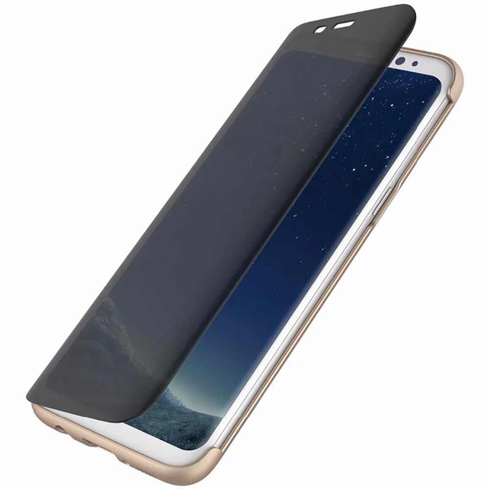 Чехол для телефона samsung Galaxy S8 Rock Dr. v с полным окном, умный флип-чехол из ТПУ+ поликарбоната, чехол для телефона Galaxy S9, Fundas