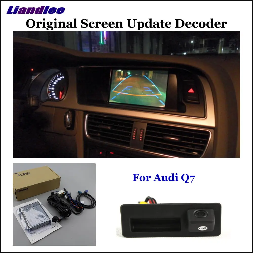 

Car Rear View Backup Camera For Audi Q7 (High) Reverse Parking CAM Full HD CCD Decoder Accessories