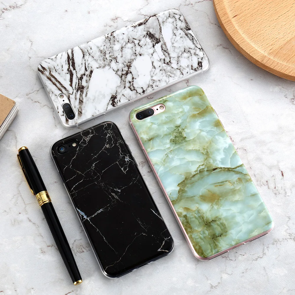 Мраморный чехол для телефона iPhone XS Max XR X 8 7 Plus роскошный мягкий силиконовый из ТПУ