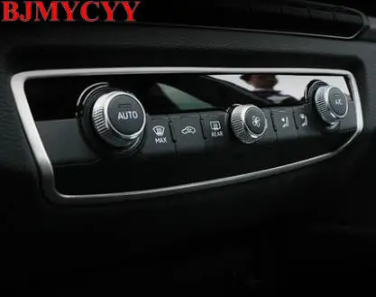 

BJMYCYY Stainless steel frame of automotive air conditioner knob panel for Audi A3 2013-2017