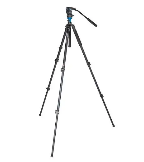 Benro A1573FS2 видео головка и AL Флип замок комплект ножек основания