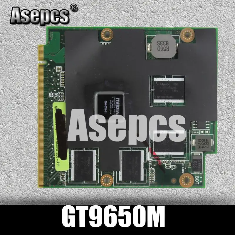 Asepcs оригинальный 9650 м GT 9650MGT G96 650 C1 1024MB MXM II vga карты для ASUS X83V N80V M50V M70V X57V F8V A8S F8S