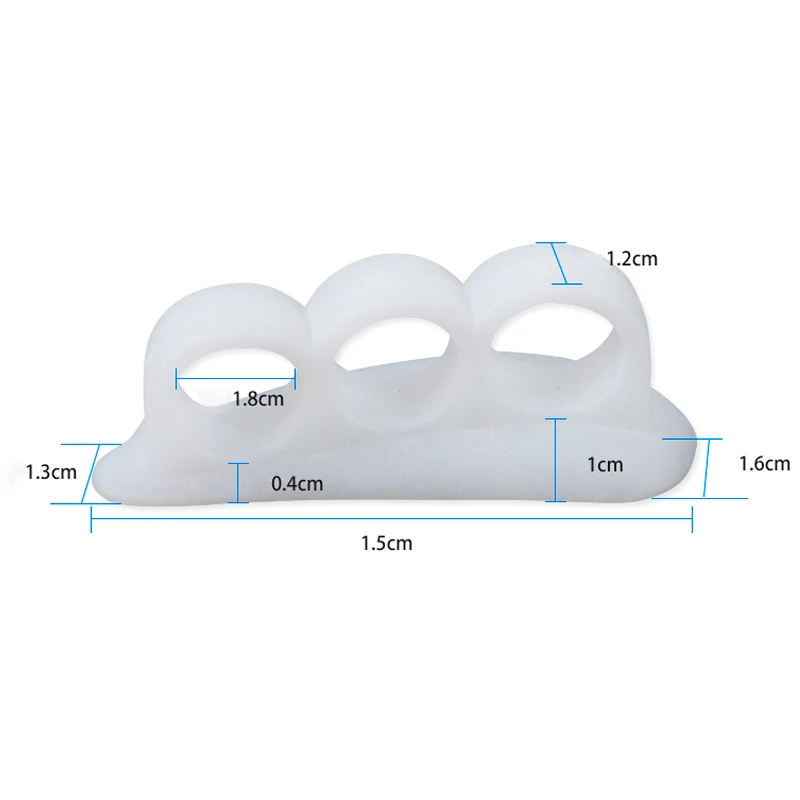 Силиконовый выпрямитель для пальцев ног заправочный носок вальгусной коррекции