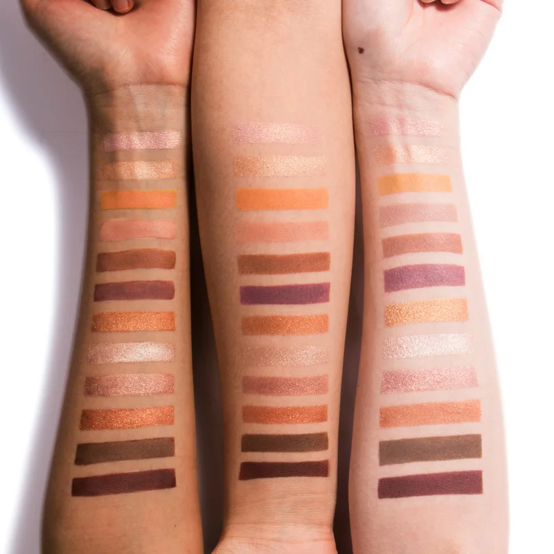 FOCALLURE блестящая Палетка матовых теней Shimmer Make up palette несколько стилей палитра теней для век набор для макияжа глаз - Цвет: 2