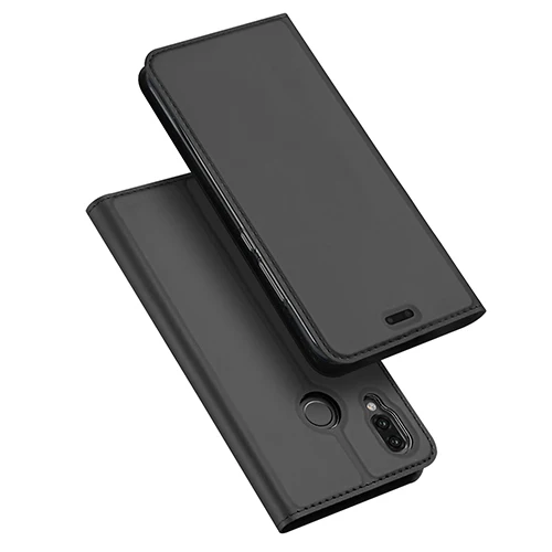 Магнитный флип-чехол из искусственной кожи чехол для huawei Nova 3 3i чехол со слотом для карт чехол для huawei mate 20 P20 Lite Pro Y6 Honor 8X Max чехол - Цвет: Gray