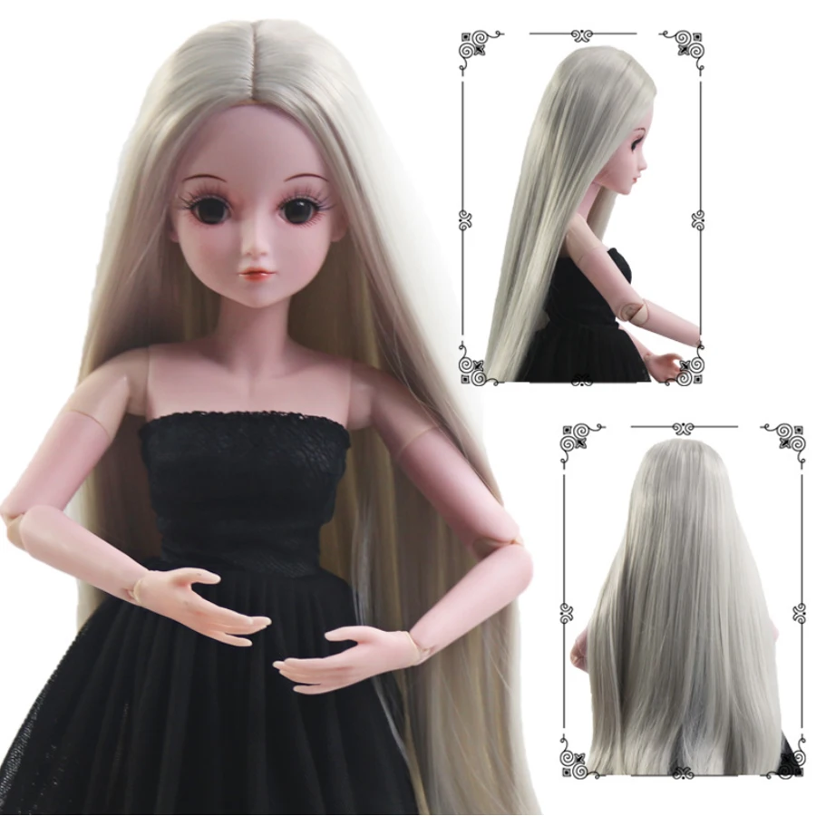 60 см BJD кукла универсальные волосы разноцветная кукла Alse прямые волосы