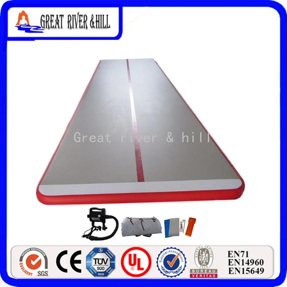 

Shipping 9x1.5m Inflatable Race Track Inflatable Gym Mat With a Pump