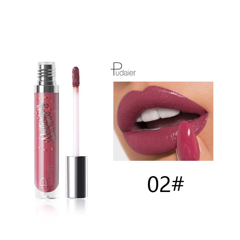 12 Color Liquid Lipstick Matte Makeup Waterproof Red Lip Long Lasting Gloss Mate Black Lip Stick Matte Liquid Lipsticks - Цвет: 02