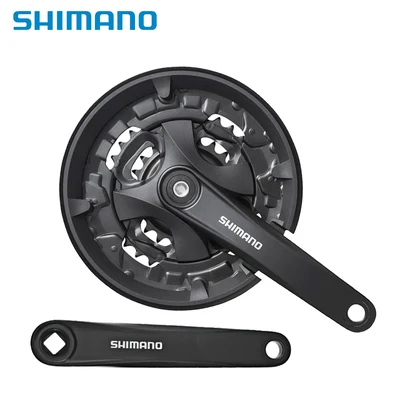 Shimano MT100 система для горного велосипеда горный велосипед 7/8/9 скорость 40 T 170mm кривошипный комплект - Цвет: 3