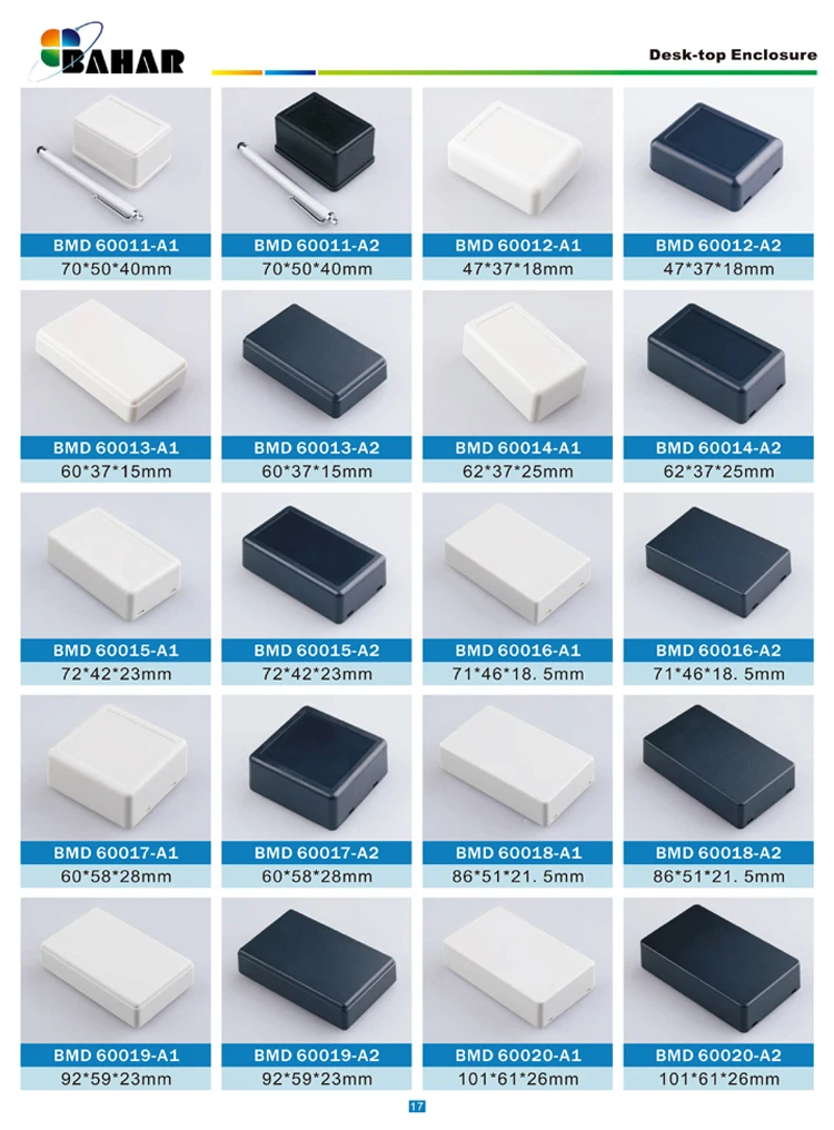 Bahar ABS пластиковые корпуса для электронных инструментов Чехол diy Пластиковый проект коробка распределительная коробка электрическая коробка 61*36*20 мм