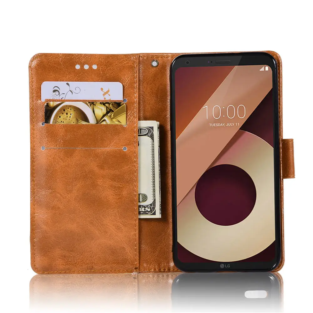 Чехол-портмоне с откидной крышкой для LG X Style/Stylo Мощность G6 Q6 LS7755 K4 K8 K10 EU версия Чехол кожаный чехол со слотом для карт и принципиально Etui