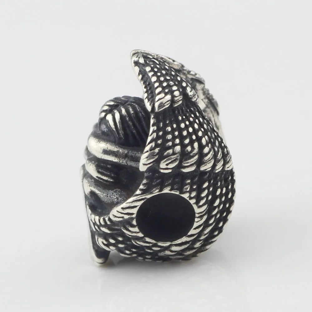 Омела 925 пробы Серебряный Угол девушка Очаровательная Бусина Подходит