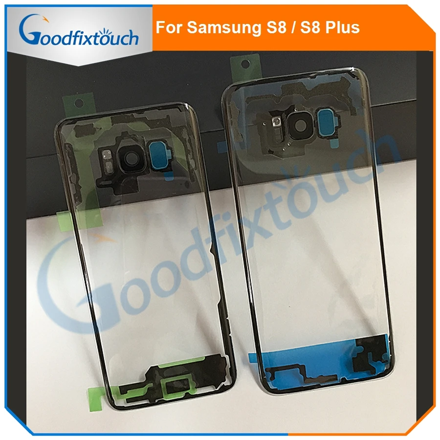 Для samsung S7 Edge S8 Plus S9 Plus G930 G935 G950 G955 G960 G965 3D прозрачный стеклянный чехол на заднюю панель батарейного отсека чехол на заднюю дверь