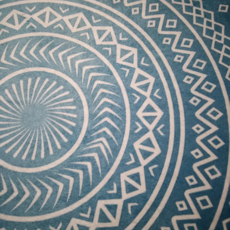 Персональный тотемный ковер Maya в народном стиле круглый для гостиной спальни