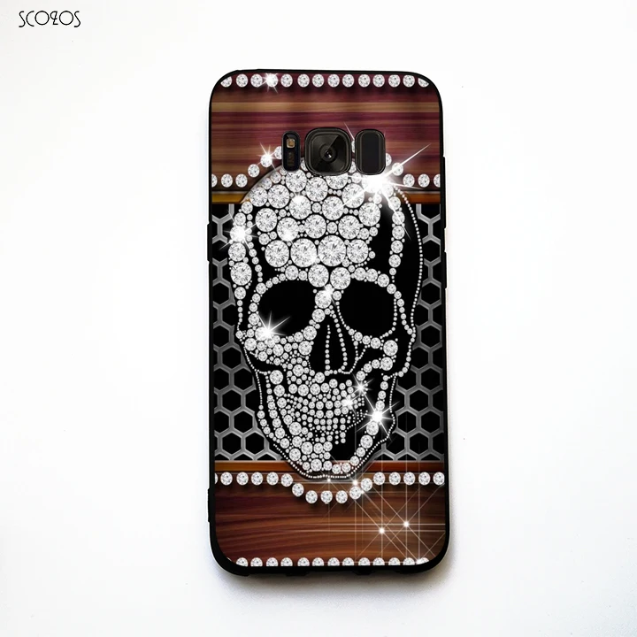 SCOZOS череп и дерева мягкий чехол для телефона Samsung Galaxy S6 S7 край S8 плюс J5 J7 A3 A5 A7 2016