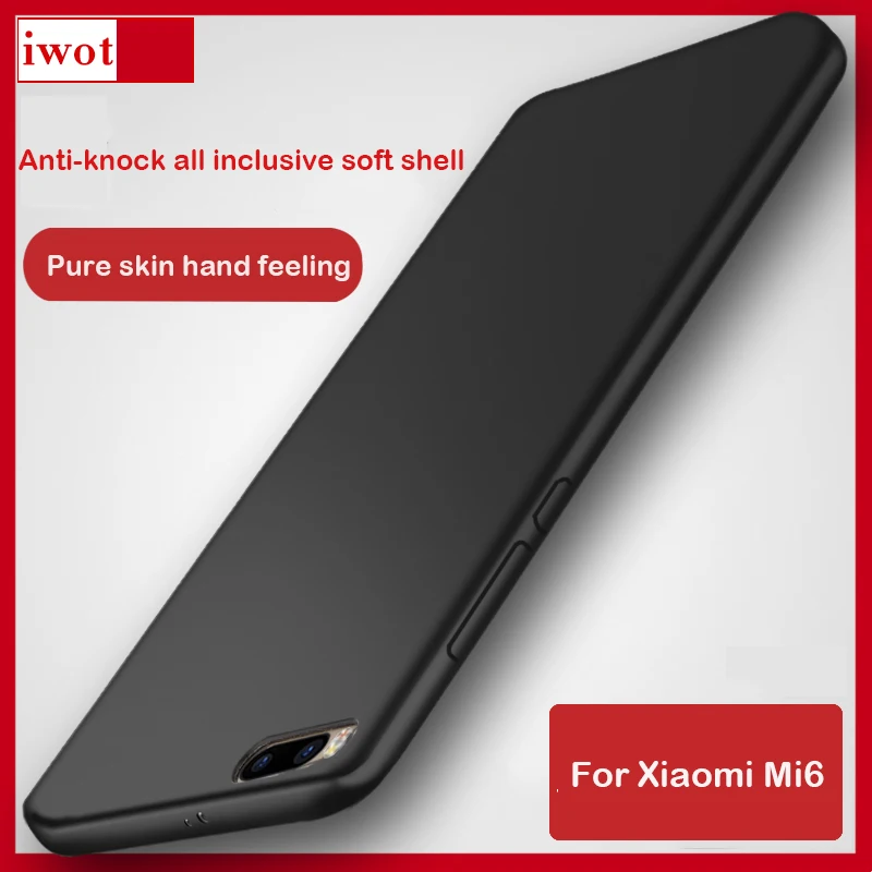 Для xiaomi mi 6 Чехол iwot шелковистой серии мягкий силиконовый все включено для