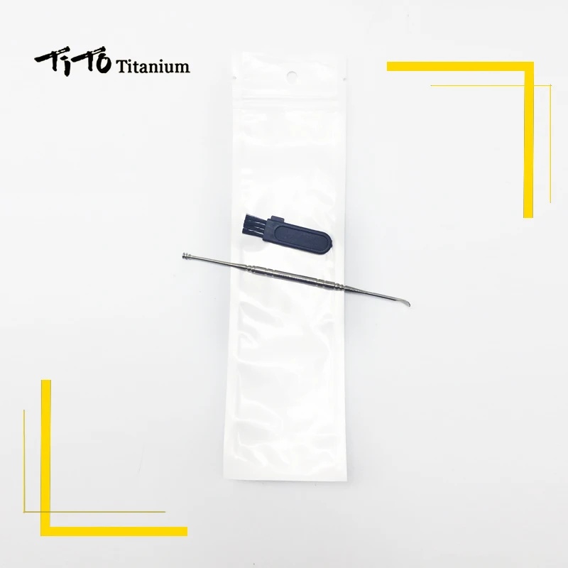 TiTo высококачественные двухконцевые ушные вкладыши из титанового сплава