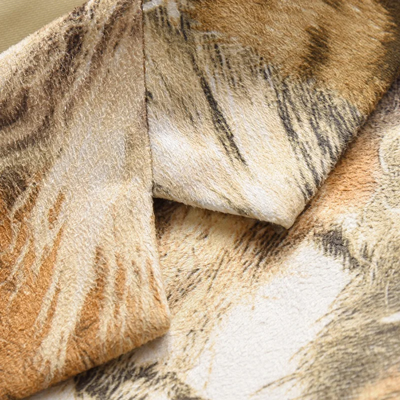 2019 Новое поступление модные для мужчин s Леопардовый Блейзер повседневное Slim Fit