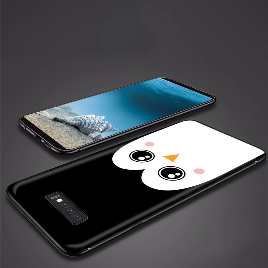Милый чехол с милым пингвином для Samsung Galaxy J6 A9 A8 A7 A70 A6 A5 A50 A40 A30 A3 A10 A51 A71 A81 A91 2018 |