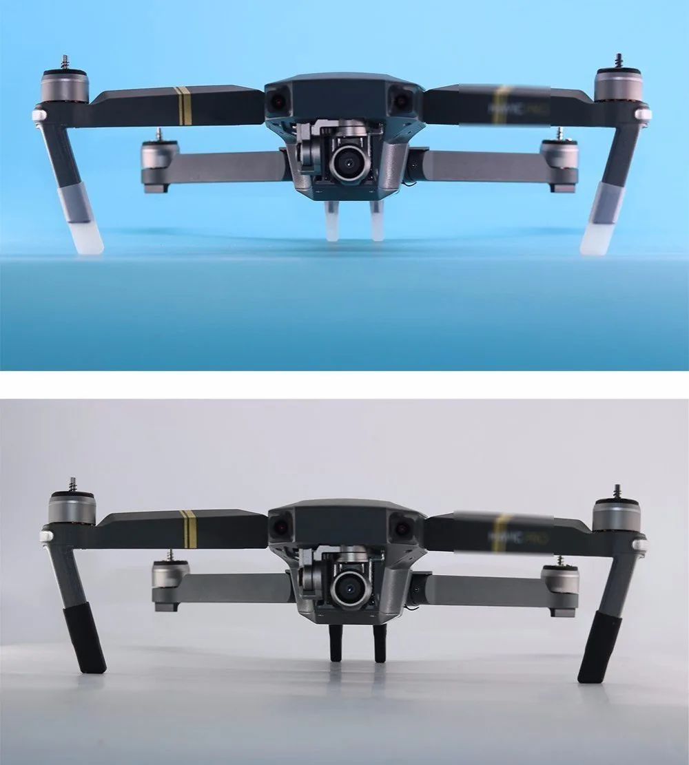 Комплект мягких посадочных шасси для DJI Mavic Pro Платиновые силиконовые удлинители
