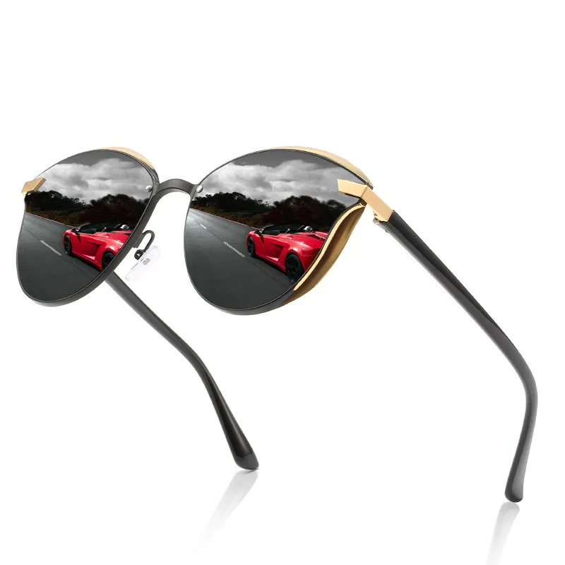

Brand Polarized Sunglasses Woman New Fashion Eyes Protect Sun Glasses With case Unisex driving goggles oculos de sol BM10
