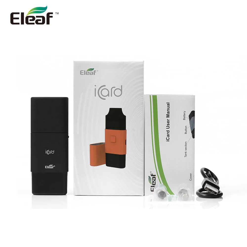 Оригинальный набор электронных сигарет Eleaf iCard с 650 корпус для вейпа 1.2ohm Головка