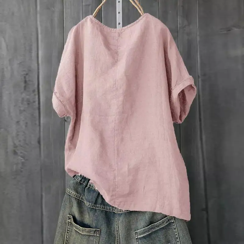 Женская футболка больших размеров летний Повседневный пуловер для путешествий