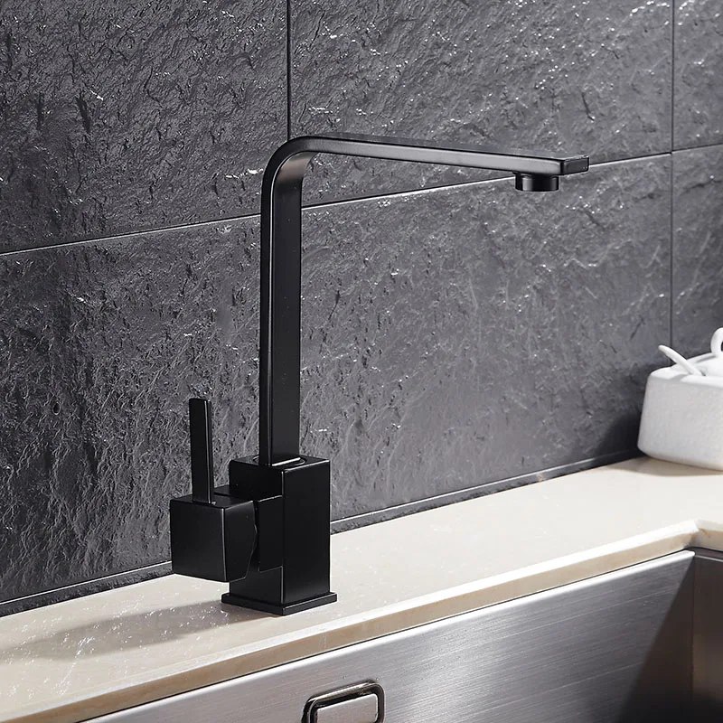 OUYASHI modern kitchen faucet cold and hot sink mixer tap single handle deck mounted water | Обустройство дома