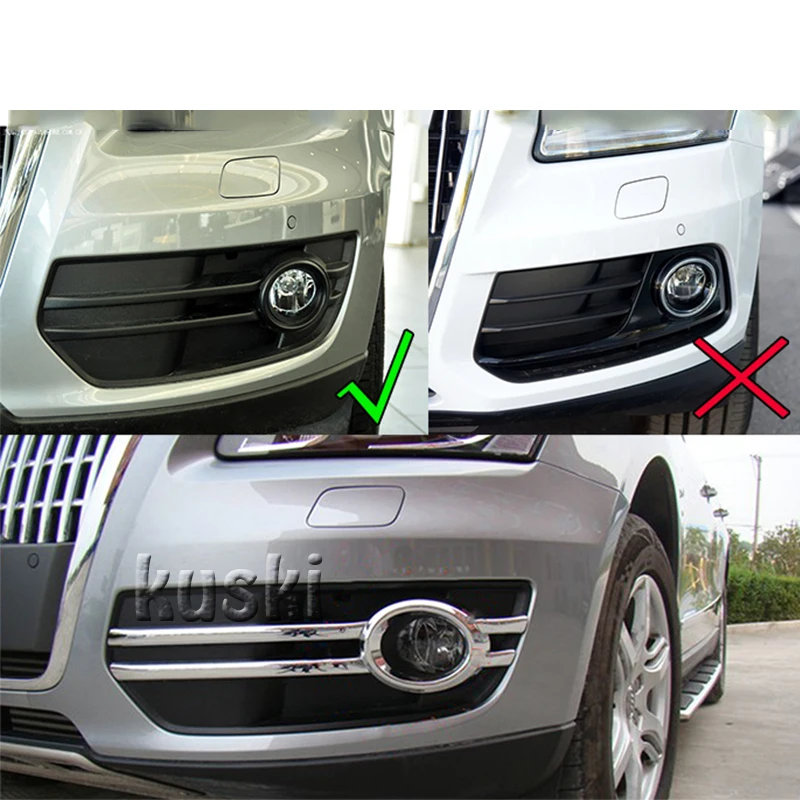 Специально для Audi Q5 2009 2010 2011 2012 спереди Gog светодиодный светильник хромированная
