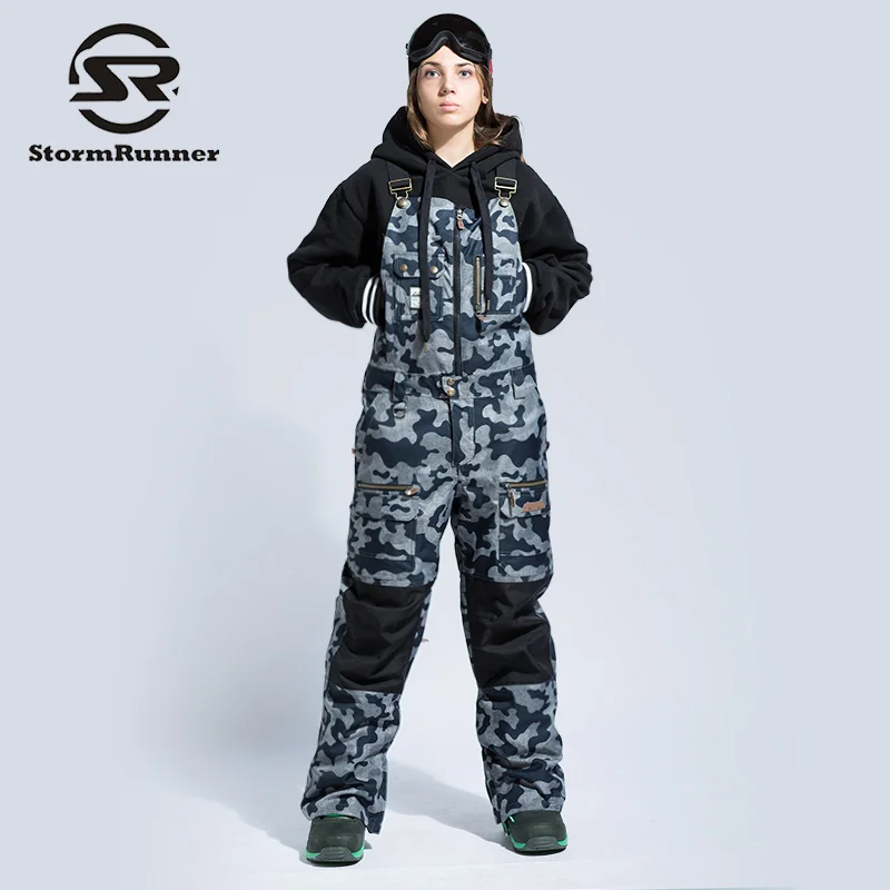 Женские лыжные брюки STORM RUNNER водонепроницаемые зимние уличные спортивные теплые