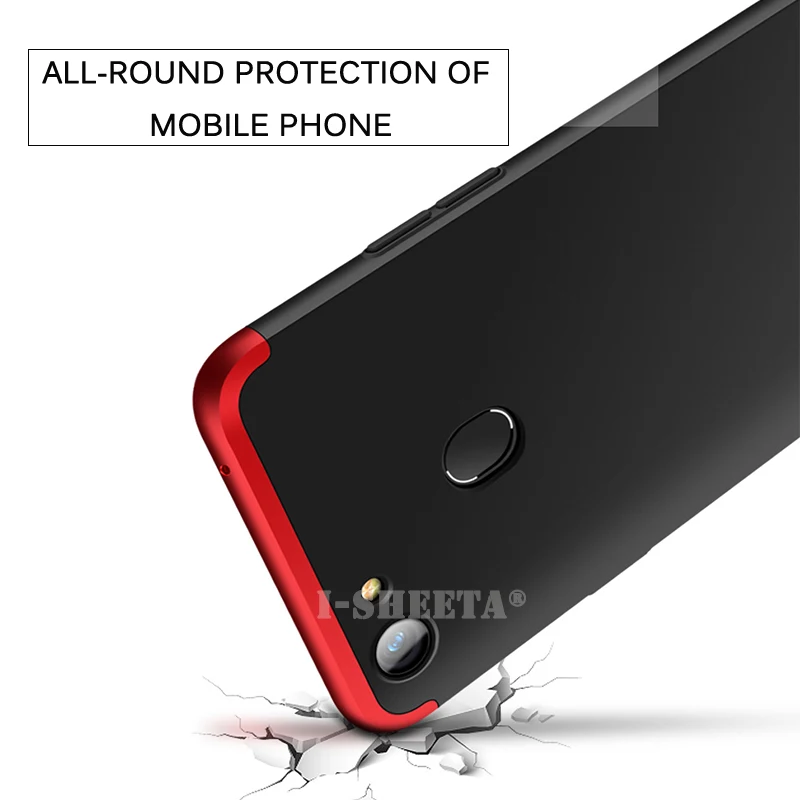 360 полная защита прочные Чехлы для OPPO F5 A7 AX7 K1 R15X ультра тонкий матовый Жесткий ПК