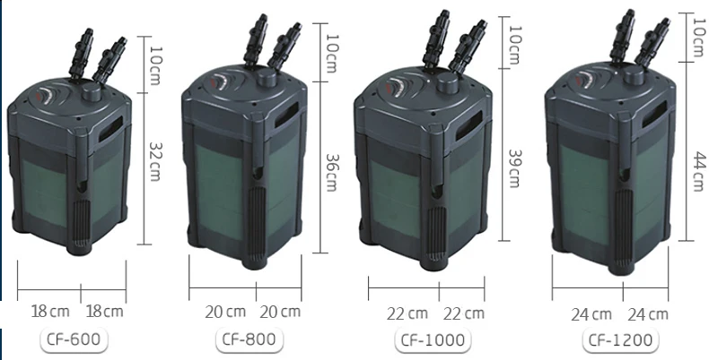 ATMAN цилиндр, внешний фильтр, ведро CF1200, фильтр для аквариума, оборудование для рыбного пруда CF800, передний бесшумный