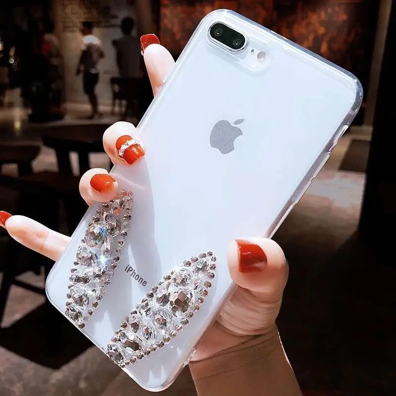 Luxury Bling Rhinestone Diamond Crystal Clear Soft Case Cover For Huawei P8 P9 P10 P20 P30 PLUS LiTE Mate10 20 30 Pro Lite Coque |